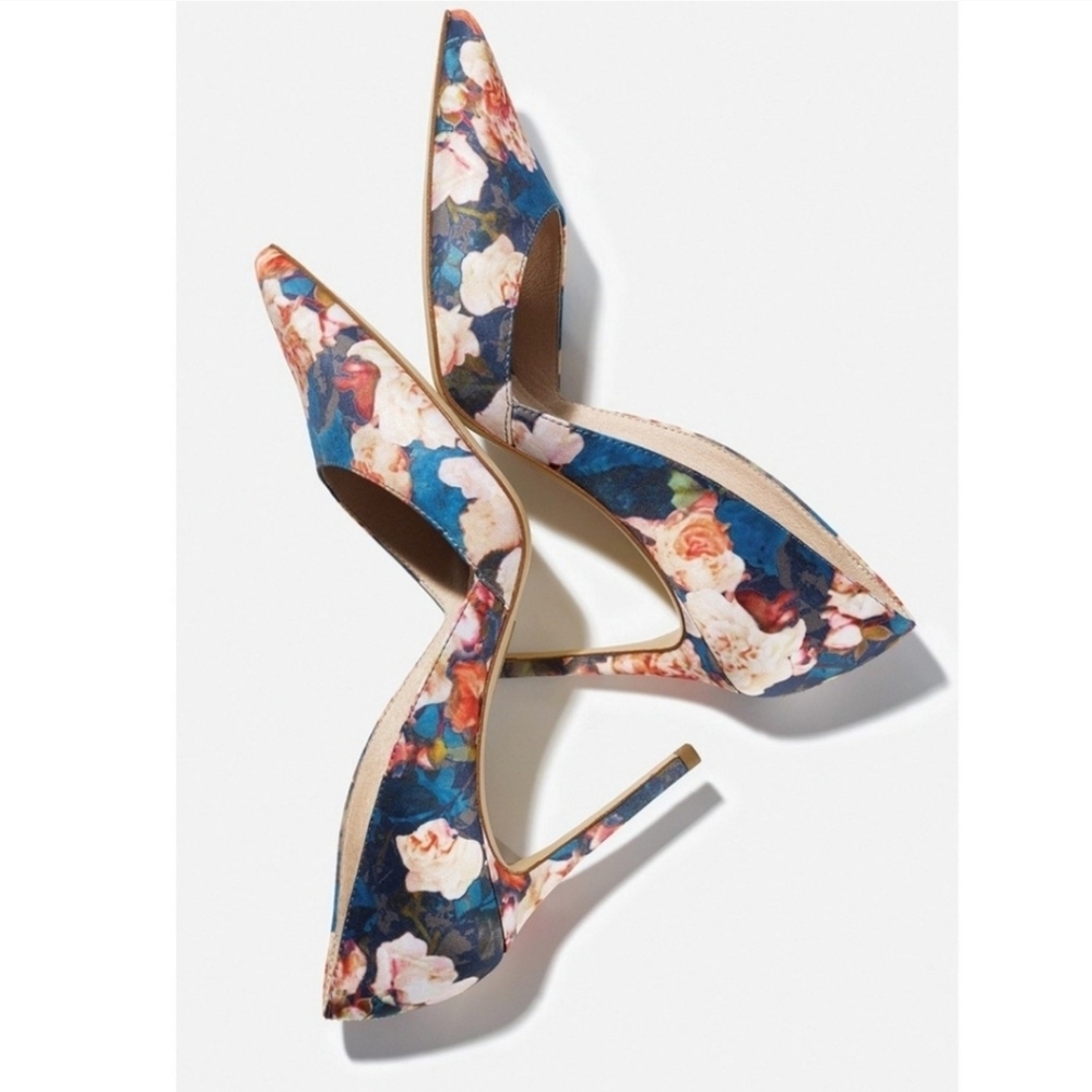 Louise Es Cie Hermosa Floral Stiletto Heels